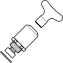 Oberteil ½" mit Steckschlüssel...