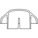 Deckrosette 1", Ø 44,5 mm (WI841060902)