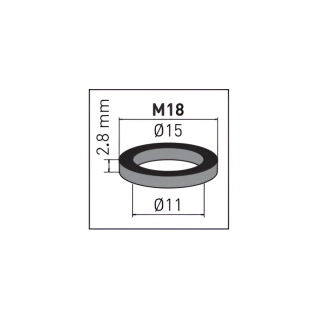 Gummidichtung M 18 x 1, IT Neoperl, (78 1370 96)