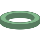 Flachdichtung Tesnit 14 x 10 mm, ?" (78 4010 90)