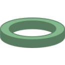 Flachdichtung Tesnit, 15 x 8 mm, ?" (78 4020 90)