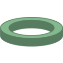 Flachdichtung Tesnit 18 x 12 mm, ½" (78 4060 90)