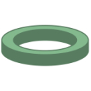 Flachdichtung Tesnit 44 x 37 mm, 1 ½"(78 4140 90