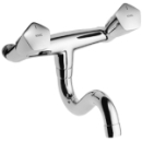 Wandbatterie 1/2", Auslauf unten, A 200 mm, o/Racc