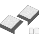 2 Wannen-Eckdichtungen 4d Alterna
