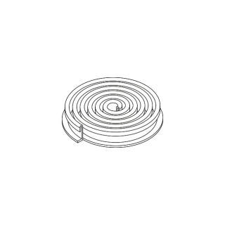 Zargengummiprofil Schmidlin schwarz