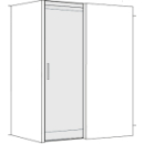 Gleittüre Koralle S606 Plus - Raumhoch