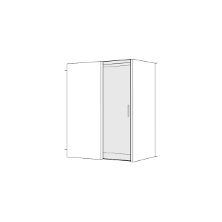 Gleittüre Koralle S606 Plus - Raumhoch