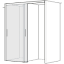 Gleittüre Koralle S606 Plus - Raumhoch