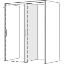 Seitenwand Koralle S606 Plus - Raumhoch