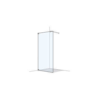 Freistehende Seitenwand Koralle S808