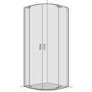 Eckeinstieg Koralle S800 Viertelkreis