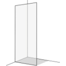 freistehende Seitenwand Koralle X88 Free AP1