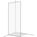 Freistehende Seitenwand Koralle X88 Free GT