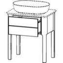 Waschtischmöbel Duravit Luv