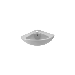 Eckwandbecken Omnia compact/O.novo, Schenkel 42 cm