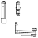 Ab- und Ueberlaufsystem Kaldewei Clou