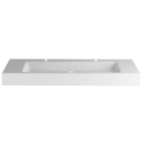 Studio, 140x47,5cm, mit 2 Armaturenlöcher