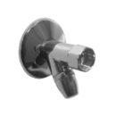 Abstellverschr. 1/2" x 1/2", Ventil schräg