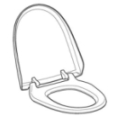 Klosettsitz mit Deckel zu AquaClean 8000/8000 plus