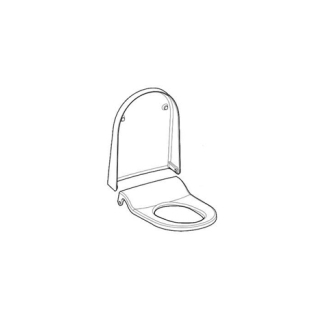 Sitz und Deckel komplett für AquaClean Sela<br>weiss-alpin (242.810.11.1)