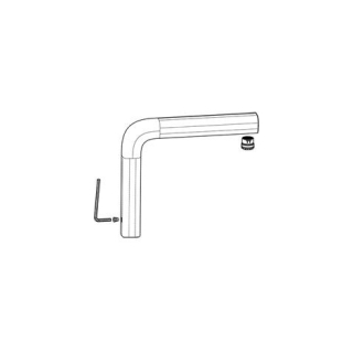 Schwenkauslauf Cityplus komplett, zu Waschtischmischer<br>mit Seitenbedienung, Ausladung 160 mm<...