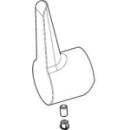 Hebelgriff komplett, zu Wandmischer (WI570147100600)