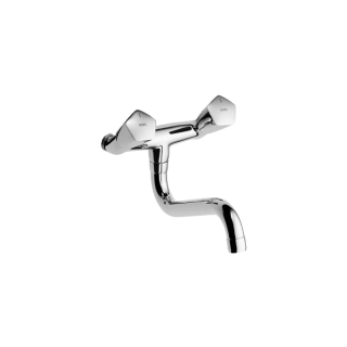 Wandbatt. AD 120 mm, Auslauf unten, A 250, o/Racc.