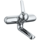 Wandmischer 1/2", A 225 mm, leer, AD 120 mm