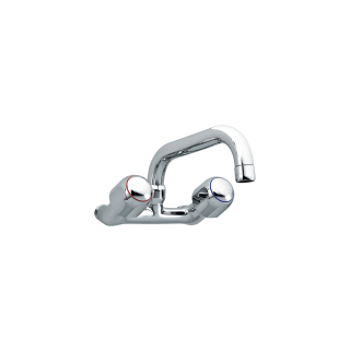 Wandbatt. Ausl. oben, A 240 mm, 120 mm, o/Racc.