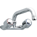 Wandbatt. Ausl. oben, A 240 mm, 120 mm, o/Racc.