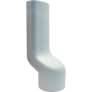 Standrohr Kunststoff<br>abgekröpft, Höhe...