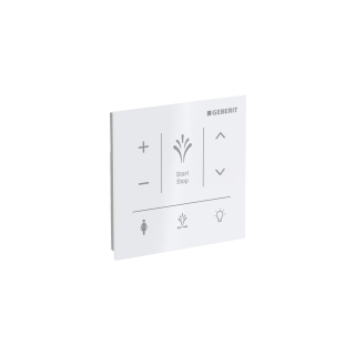 Wandbedienpanel Geberit Selazur manuellen, drahtlosenSteuerung der Dusch-WC-Funktionen