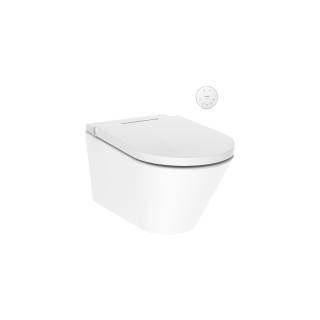 Dusch-Klosett Axent OneWandklosett Keramik rimlessfür EinbauspülkastenKlosettsitz abn...