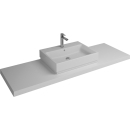 Konsolenplatte Burgbad SYSTEM APW160A B 1606 mm, H 25 mm,...